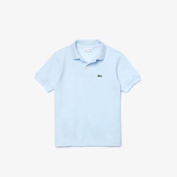 Lacoste Petit Piqué Polo Dětské - Polo Světle Blankyt | CZ-PIw2CL